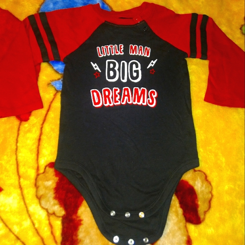 Little Man Big Dreams Onesie